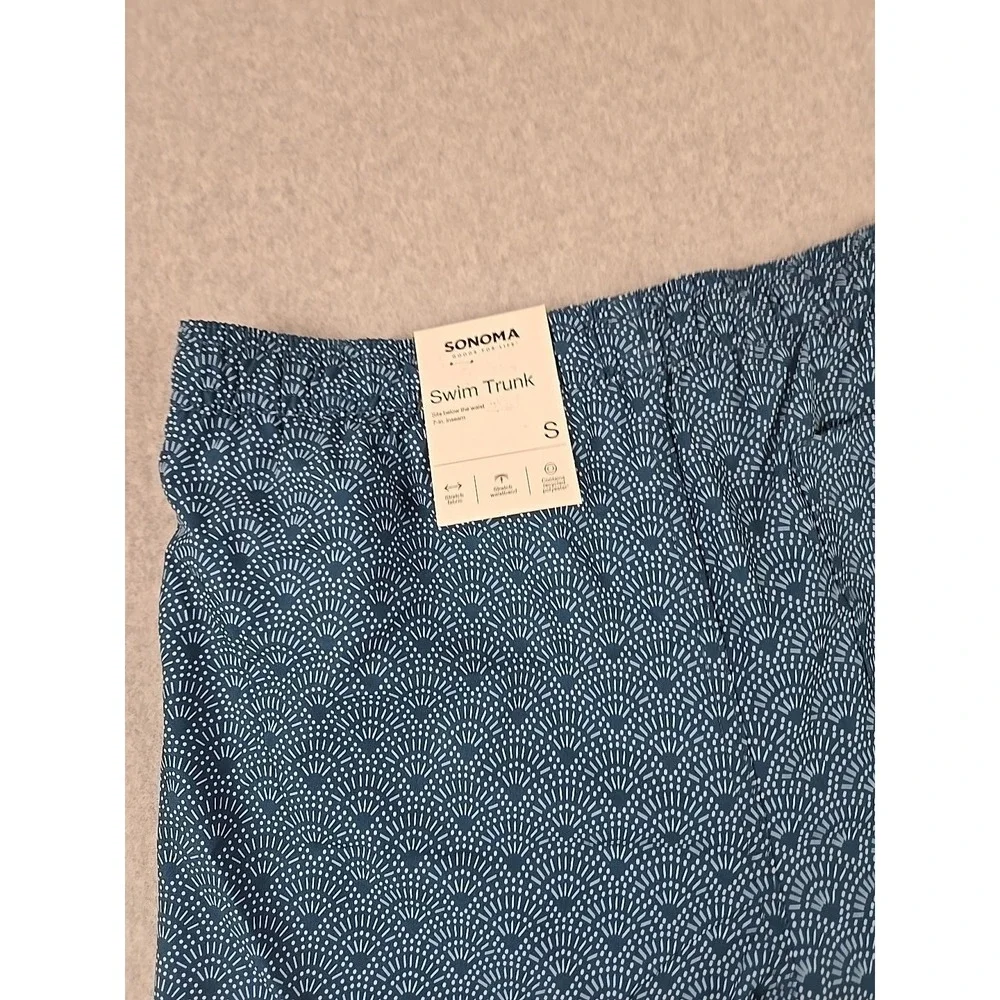 Sonoma Swim Trunk Shorts Mens Size Small Lined 7